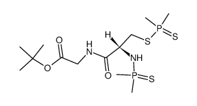 Mpt-L-Cys(Mpt)-Gly-OBut Structure