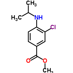 Methyl 3-chloro-4-(isopropylamino)benzoate Structure
