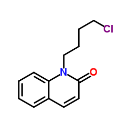 1-(4-Chlorobutyl)-2(1H)-quinolinone结构式