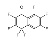 2,3,4,4,6,7,8-heptafluoro-5-methylnaphthalen-1-one结构式