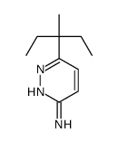 6-(3-methylpentan-3-yl)pyridazin-3-amine结构式