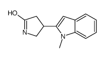 4-(1-methylindol-2-yl)pyrrolidin-2-one Structure