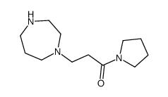 3-(1,4-diazepan-1-yl)-1-pyrrolidin-1-ylpropan-1-one Structure