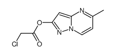 (5-methylpyrazolo[1,5-a]pyrimidin-2-yl) 2-chloroacetate结构式