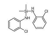 2-chloro-N-[(2-chloroanilino)-dimethylsilyl]aniline Structure