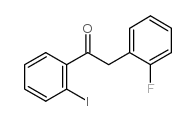 2-(2-FLUOROPHENYL)-2'-IODOACETOPHENONE structure