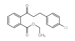 3-(4-CHLOROPHENYL)-2'-CARBOETHOXYPROPIOPHENONE结构式