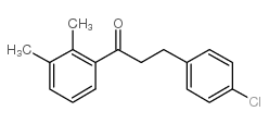 3-(4-CHLOROPHENYL)-2',3'-DIMETHYLPROPIOPHENONE结构式