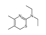 N,N-diethyl-4,5-dimethyl-6H-1,3-thiazin-2-amine结构式