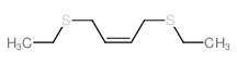 (Z)-1,4-bis(ethylsulfanyl)but-2-ene结构式