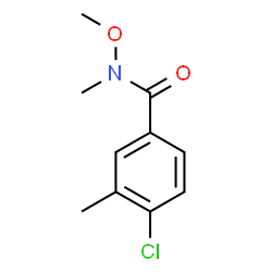 4-Chloro-N-methoxy-N,3-dimethylbenzamide结构式