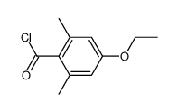 Benzoyl chloride, 4-ethoxy-2,6-dimethyl- (6CI,7CI)结构式