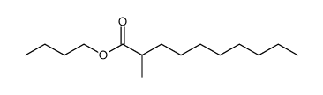 Decanoic acid, 2-methyl-, butyl ester结构式