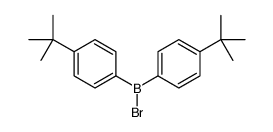 bromo-bis(4-tert-butylphenyl)borane结构式