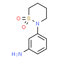 3-(1,1-Dioxo-1lambda*6*-[1,2]thiazinan-2-yl)-phenylamine Structure