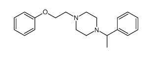 1-(2-phenoxyethyl)-4-(1-phenylethyl)piperazine结构式