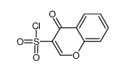 4-oxochromene-3-sulfonyl chloride结构式