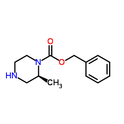 (S)-1-N-Cbz-2-甲基哌嗪结构式