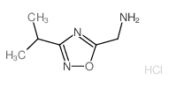 (3-异丙基-1,2,4-噁二唑-5-基)甲胺结构式