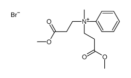 N,N-bis(3-methoxy-3-oxopropyl)-N-methylanilinium bromide结构式