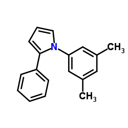 1-(3,5-Dimethylphenyl)-2-phenyl-1H-pyrrole结构式