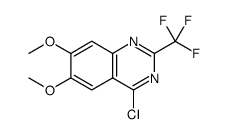 Quinazoline, 4-chloro-6,7-dimethoxy-2-(trifluoromethyl) Structure