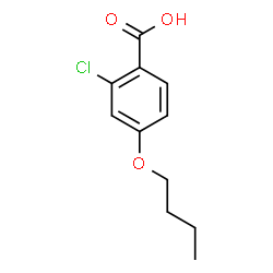 4-Butoxy-2-chlorobenzoic acid Structure