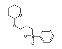 2-[3-(benzenesulfonyl)propoxy]oxane Structure
