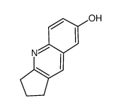 7-hydroxy-2,3-dihydro-1H-cyclopenta[b]quinoline结构式