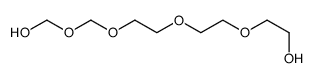 2,4,7,10-tetraoxadodecane-1,12-diol structure