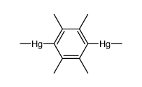 1,2,4,5-tetramethyl-3,6-bis-methylmercurio-benzene结构式