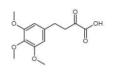 2-oxo-4-(3,4,5-trimethoxy-phenyl)-butyric acid Structure