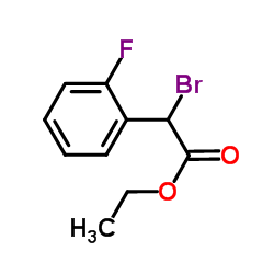 2-溴-2-(2-氟苯基)乙酸乙酯结构式