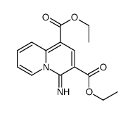 diethyl 4-iminoquinolizine-1,3-dicarboxylate结构式