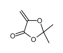 2,2-dimethyl-5-methylidene-1,3-dioxolan-4-one Structure