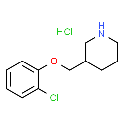 3-[(2-Chlorophenoxy)methyl]piperidine hydrochloride picture