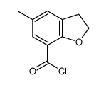 7-Benzofurancarbonylchloride,2,3-dihydro-5-methyl-(6CI,9CI)结构式