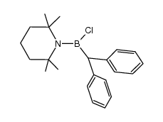 chloro(diphenylmethyl)(2,2,6,6-tetramethylpiperidino)borane Structure