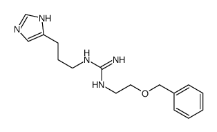 2-[3-(1H-imidazol-5-yl)propyl]-1-(2-phenylmethoxyethyl)guanidine结构式