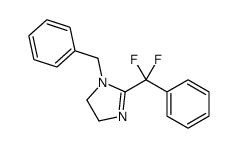 1-Benzyl-2-(difluoro(phenyl)Methyl)-4,5-dihydro-1H-imidazol-e structure