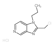 2-(Chloromethyl)-1-propyl-1H-imidazo-[4,5-c]pyridine hydrochloride Structure