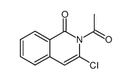 2-acetyl-3-chloro-2H-isoquinolin-1-one结构式