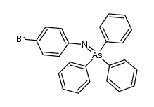N-(p-bromophenyl)triphenylarsine imide Structure