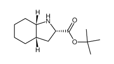 (S)-OCTAHYDROINDOLE-2-CARBOXYLIC ACID TERT-BUTYL ESTER Structure