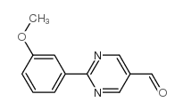 2-(3-METHOXYPHENYL)PYRIMIDINE-5-CARBOXALDEHYE Structure