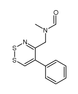 N-methyl N-[(phenyl-5 dithiazine-1,2,3 yl-4) methyl] formamide结构式