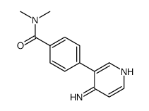 4-(4-aminopyridin-3-yl)-N,N-dimethylbenzamide结构式