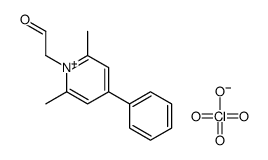 2-(2,6-dimethyl-4-phenylpyridin-1-ium-1-yl)acetaldehyde,perchlorate Structure