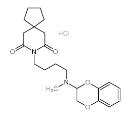 8-[4-(1,4-BENZODIOXAN-2-YLMETHYLAMINO)BUTYL]-8-AZASPIRO[4.5]DECANE-7,9-DIONE HYDROCHLORIDE picture