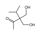 3,3-bis(hydroxymethyl)-4-methylpentan-2-one结构式